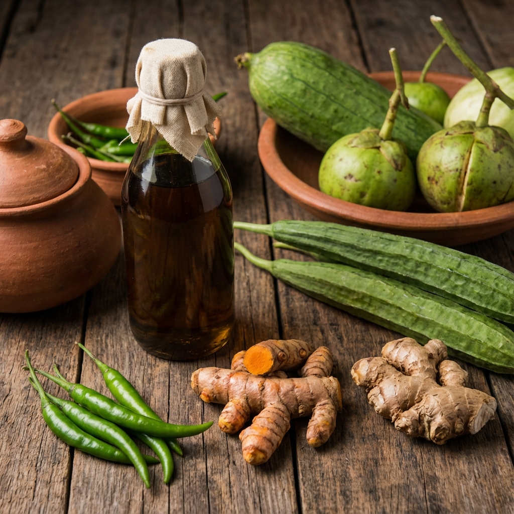 Assamese spices and ingredients