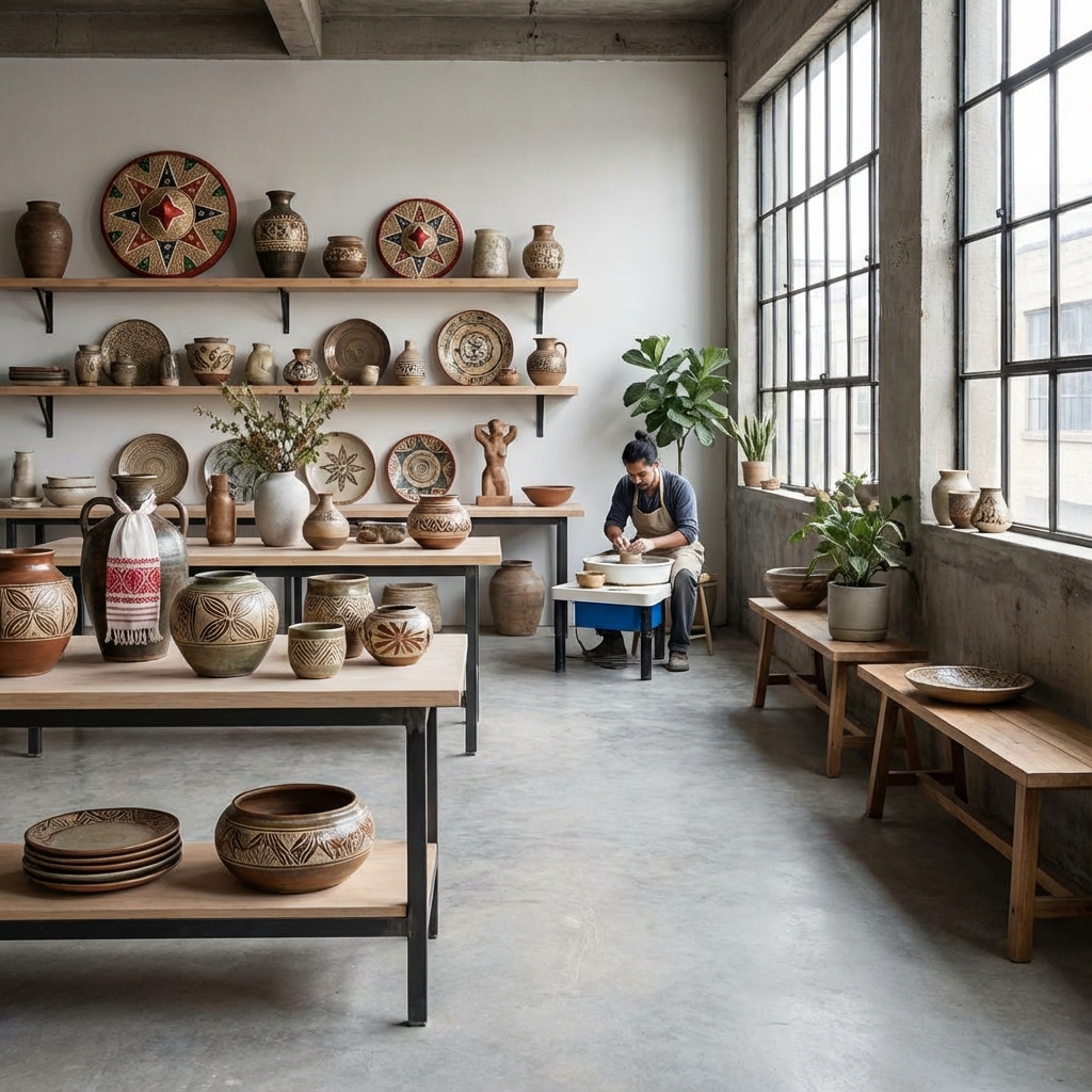 Modern pottery